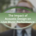 The Impact of Acoustic Design on Live Music Performance